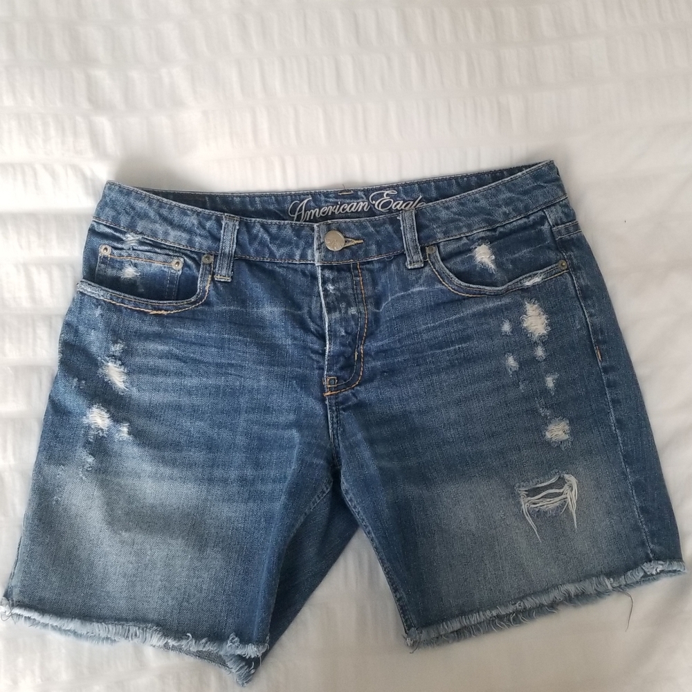 AE Women's / Junior's Distressed Jean Shorts